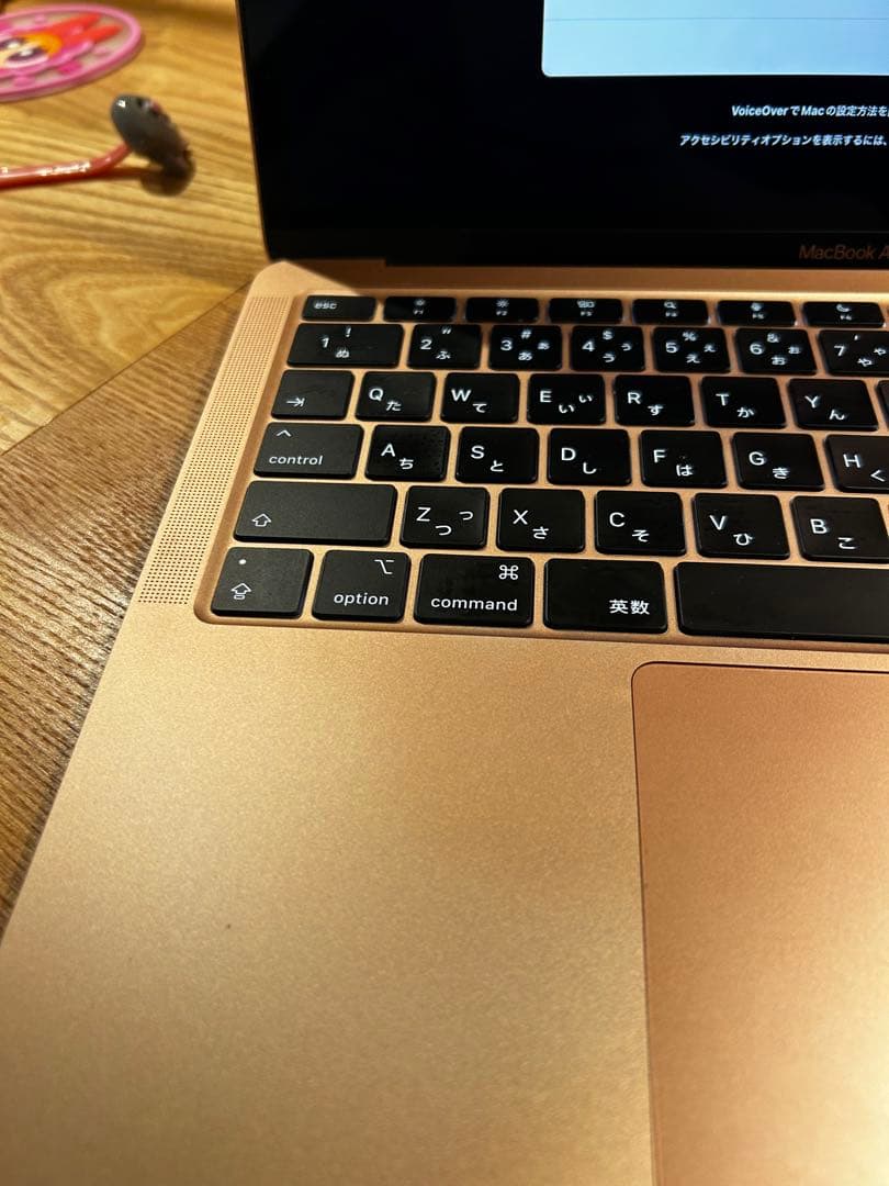 【美品】MacBook Air M1 13inch ゴールド 日本語配