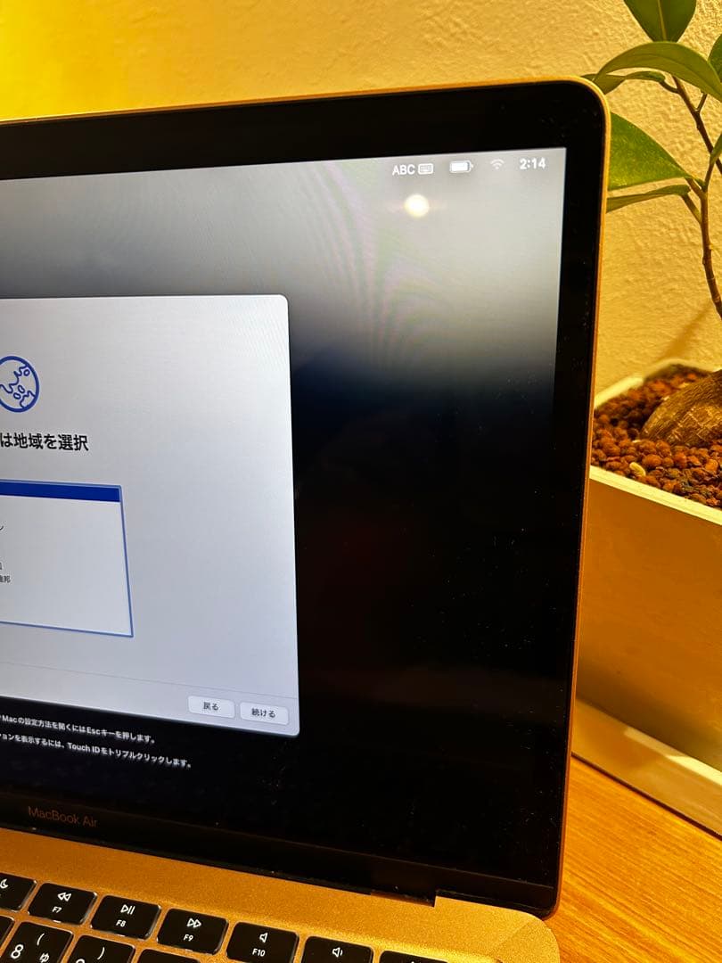 【美品】MacBook Air M1 13inch ゴールド 日本語配