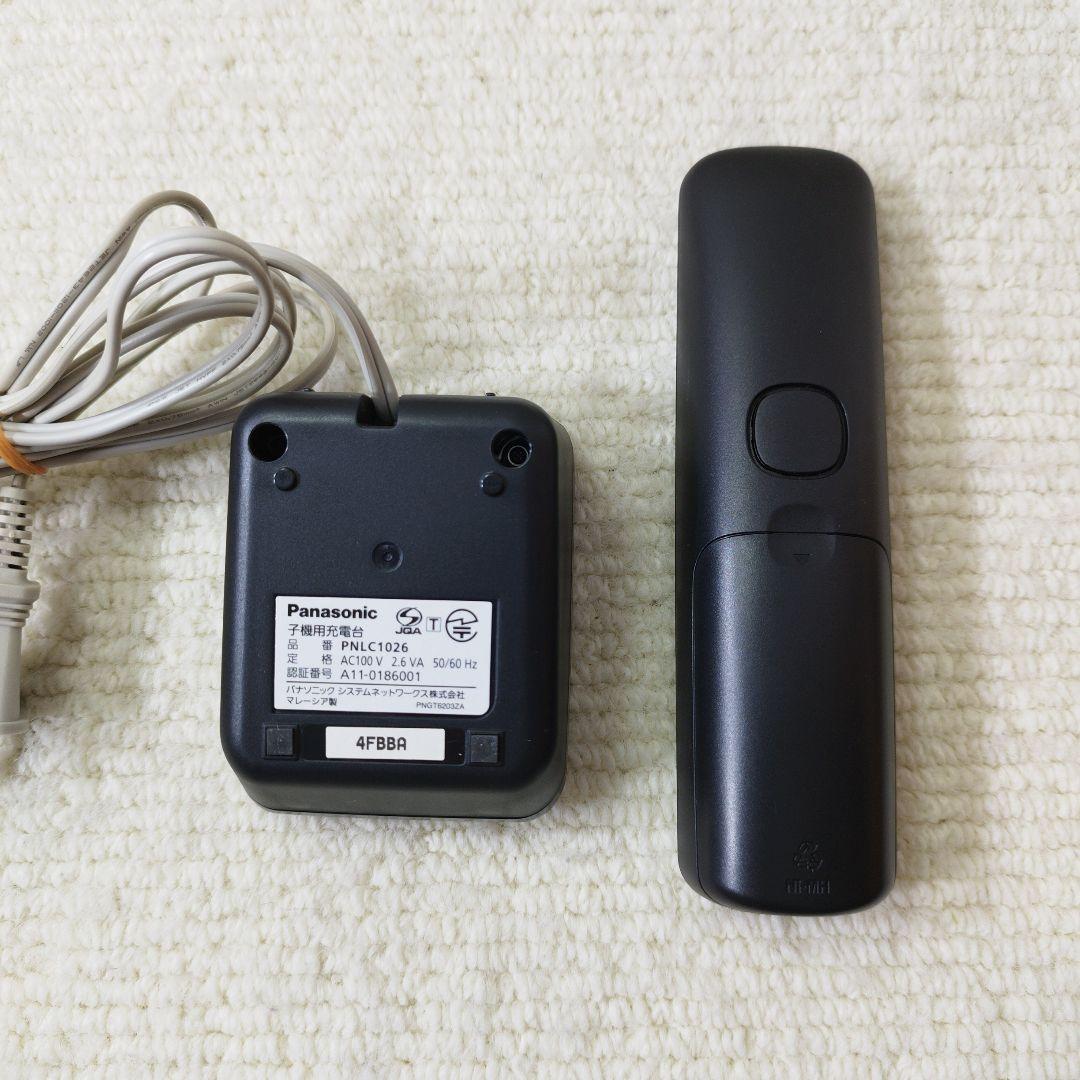 美品PanasonicFAXファックス 電話子機 充電器KX-FKD403-K⓽