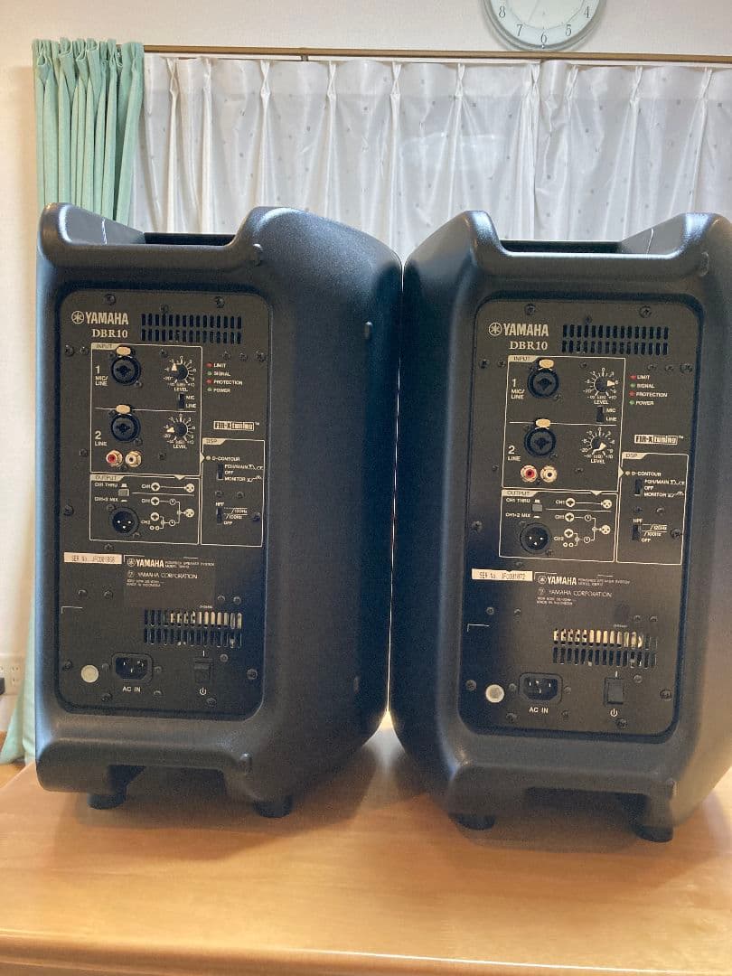 YAMAHA DBR10 スピーカー ペア カバー・ケース付き