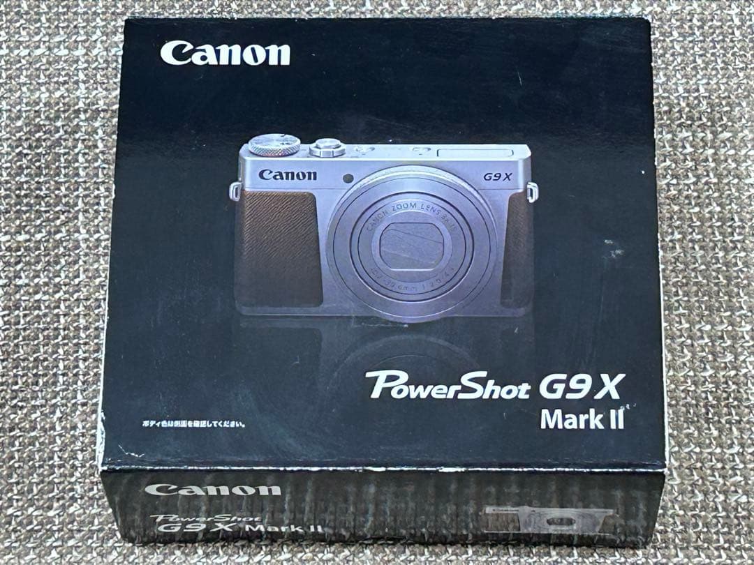 【超美品】Canon PowerShotG9X Mark2 ブラック