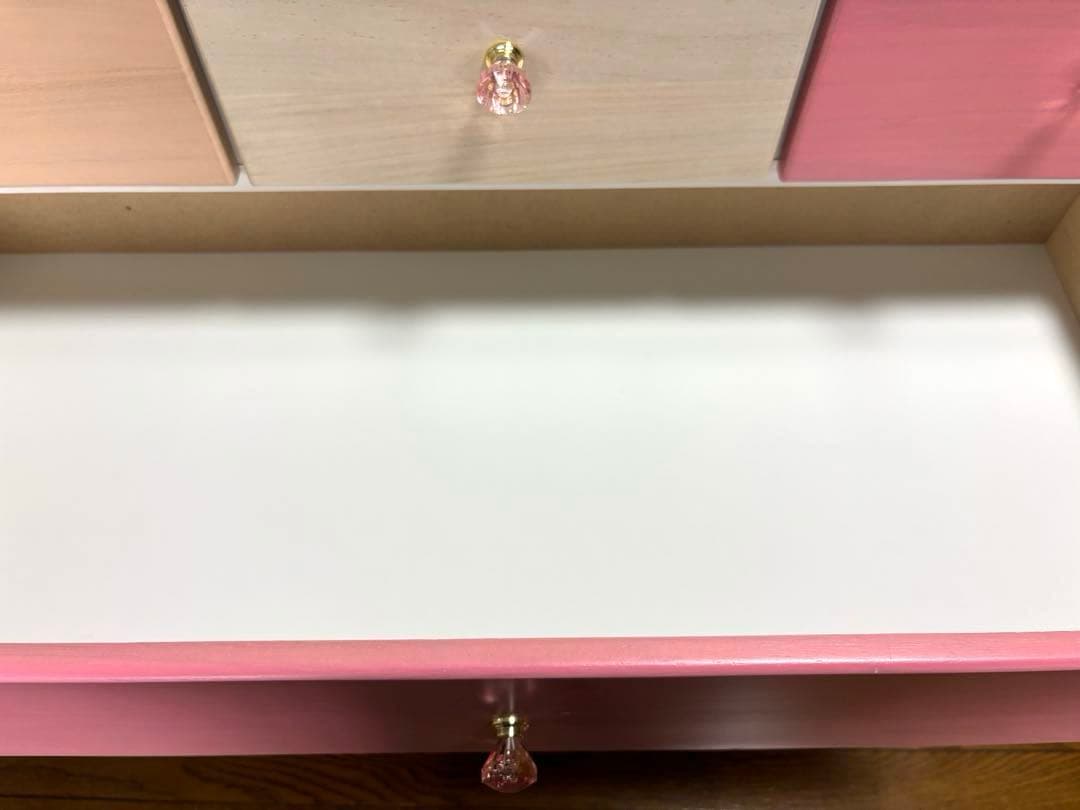 ※引き取り限定※ ニトリ　チェスト　タンス　ローチェスト　ピンク