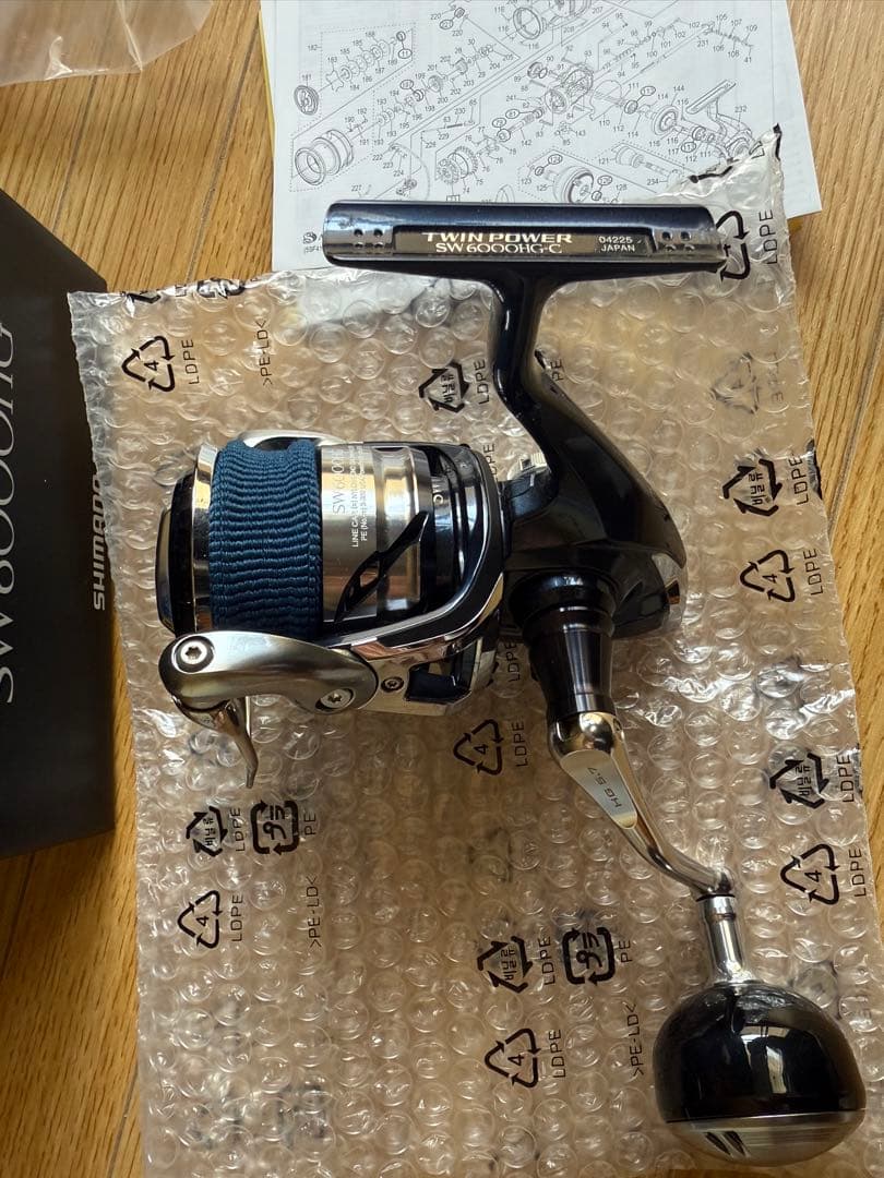 リール SHIMANO TWIN POWER SW6000HG