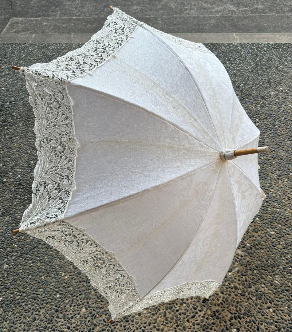 【8月末で出品終了】近沢レース　日傘　ホワイト