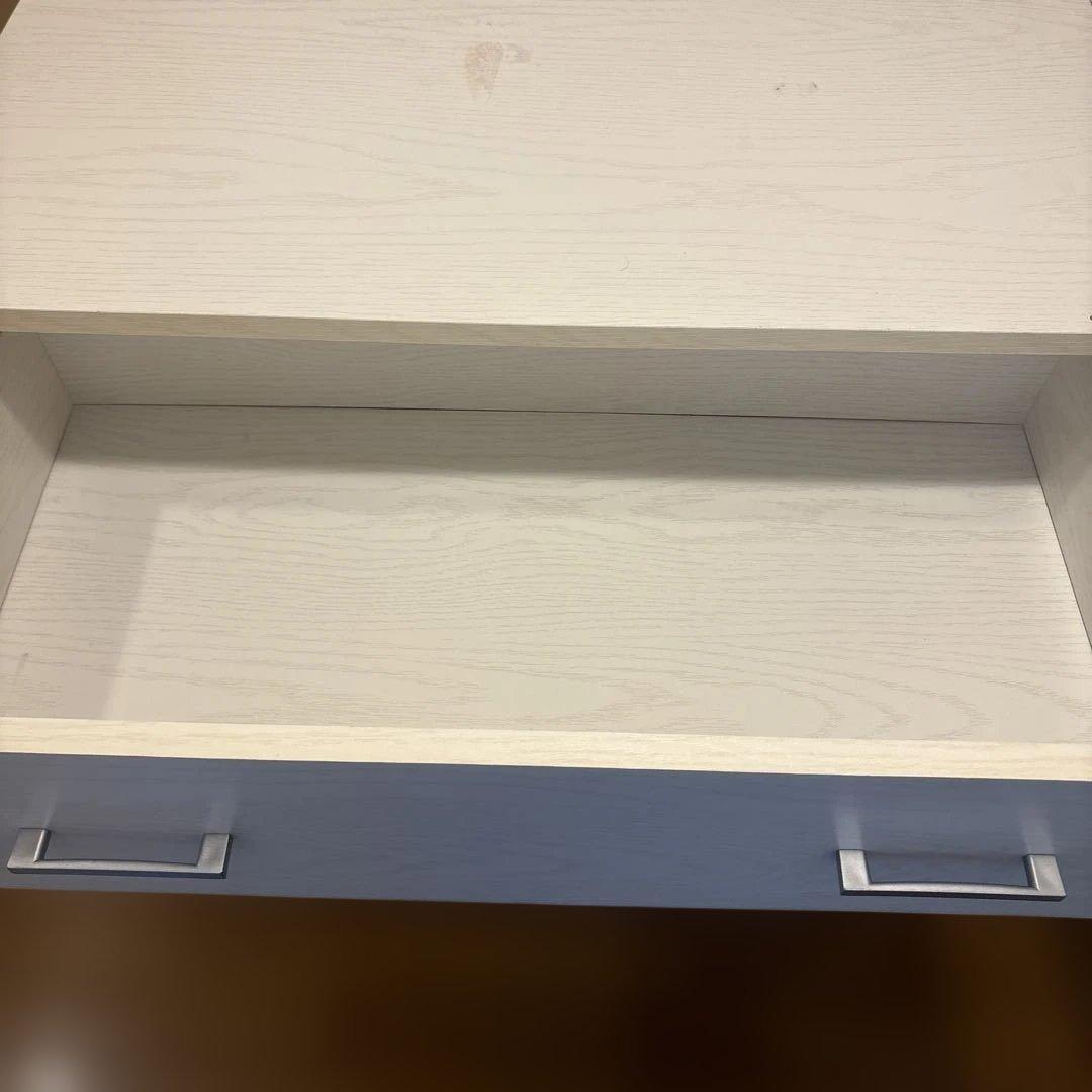 ニトリ　ホワイト 木製 チェスト 4段