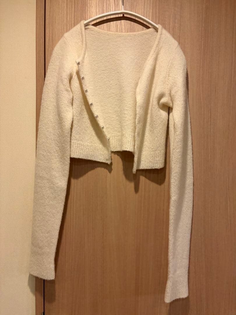 トップス yo BIOTOP Wool mohair cardigan