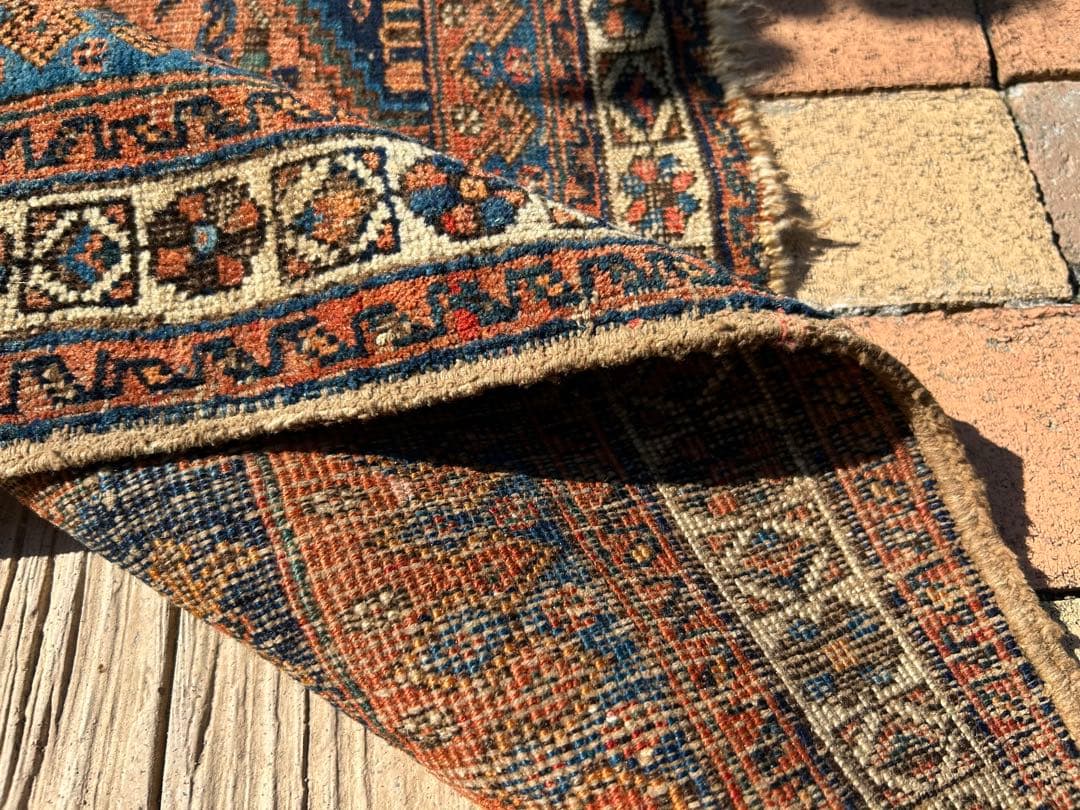 ヴィンテージ ハンドメイド ラグ・カーペット•マット アンティーク