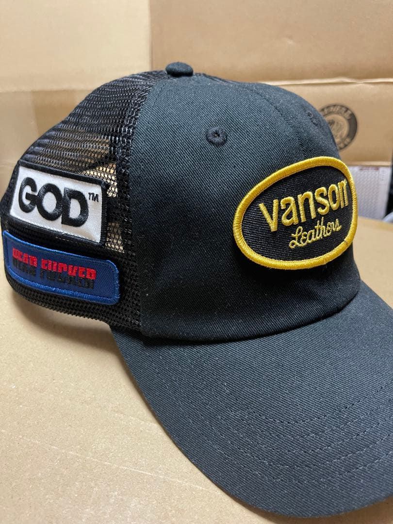 ヒステリックグラマー vanson メッシュキャップ 黒