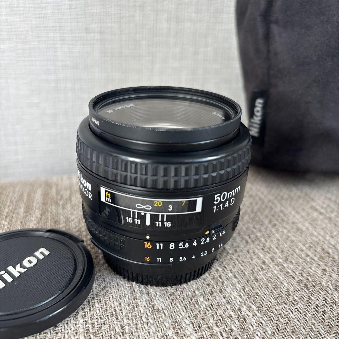単焦点レンズ　Nikon 50mm f1.4