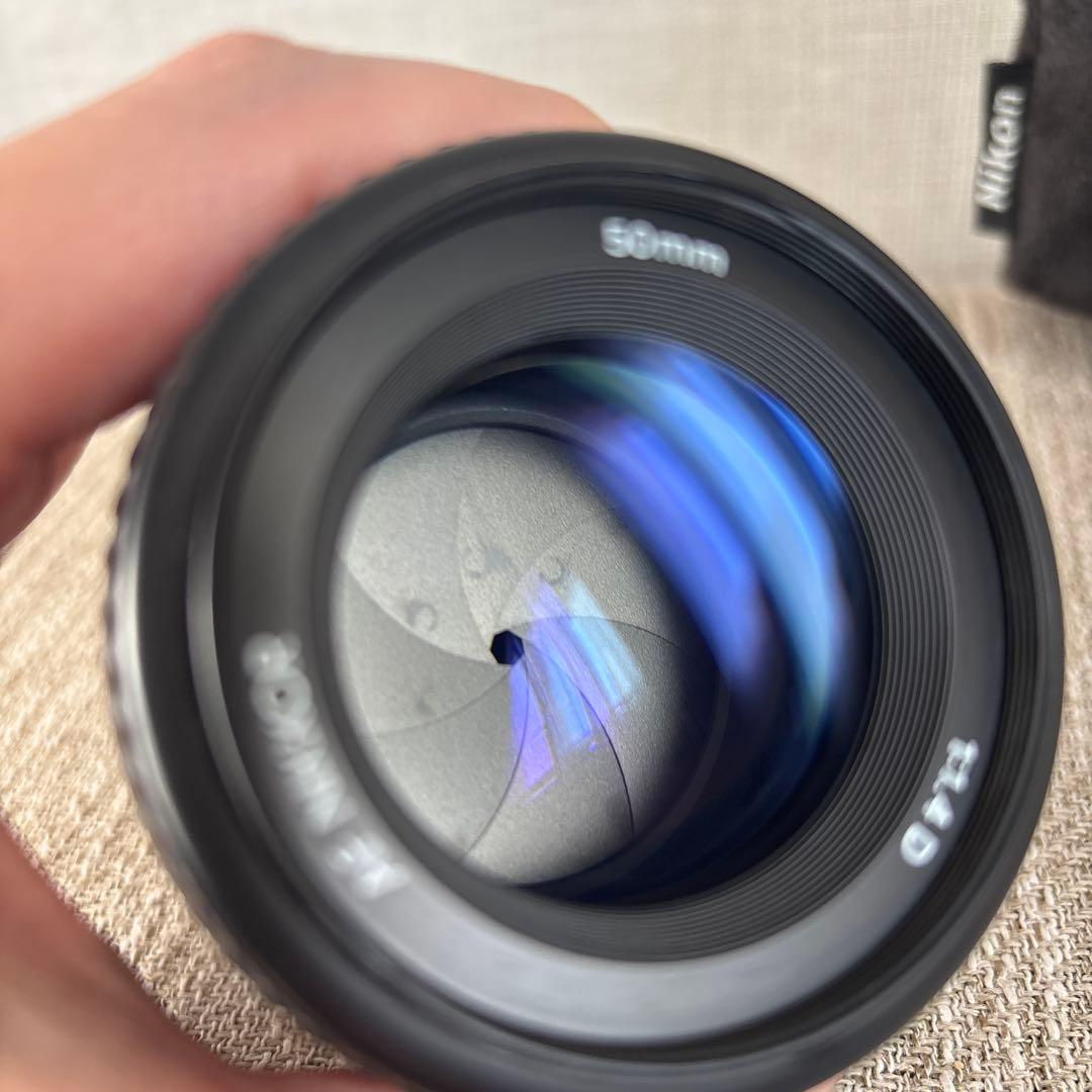 単焦点レンズ　Nikon 50mm f1.4