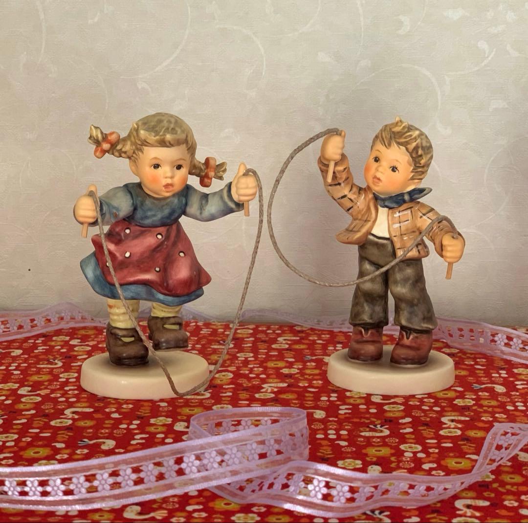 ゲーベル・フンメル人形・縄跳びをする子どもたち・可愛いです♡