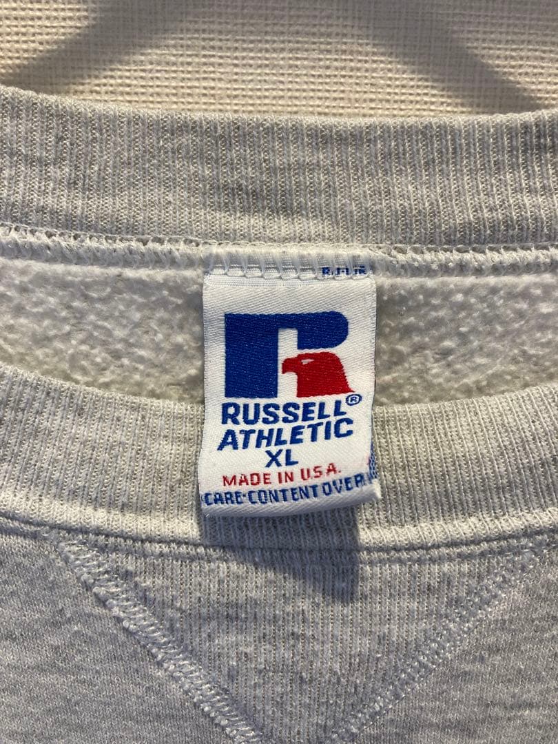 ラッセル　スウェット　白グレー　XL 90年代　made in USA