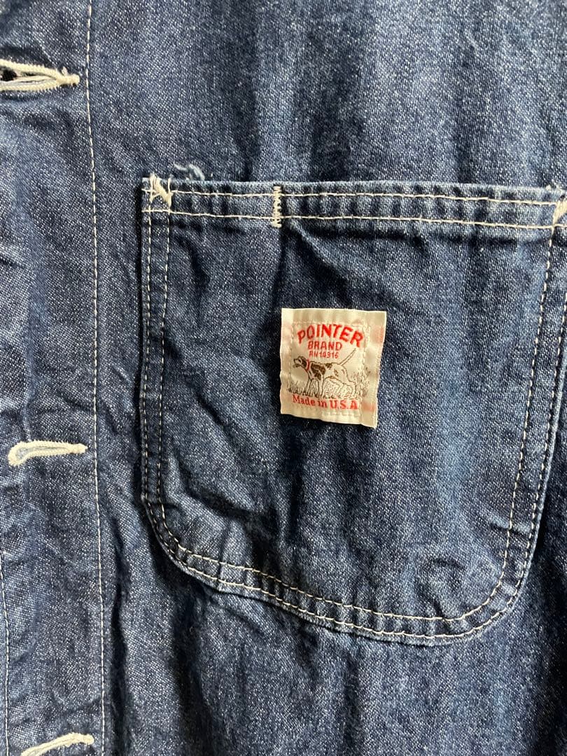 【希少】POINTER カバーオールジャケット デニムジャケット