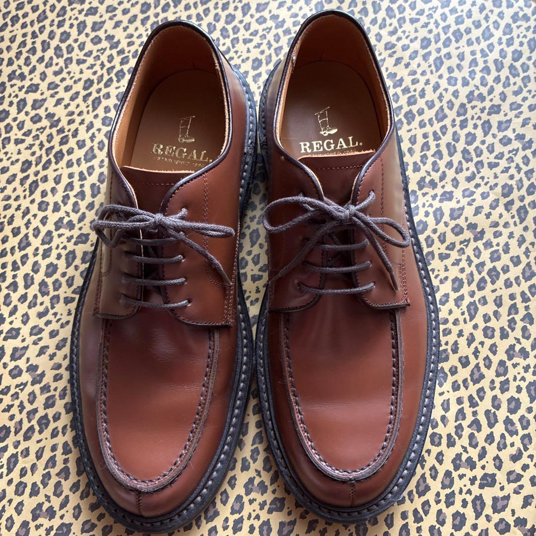 REGAL（REGAL2136 ）モカシン（外羽根Uチップ【美品】