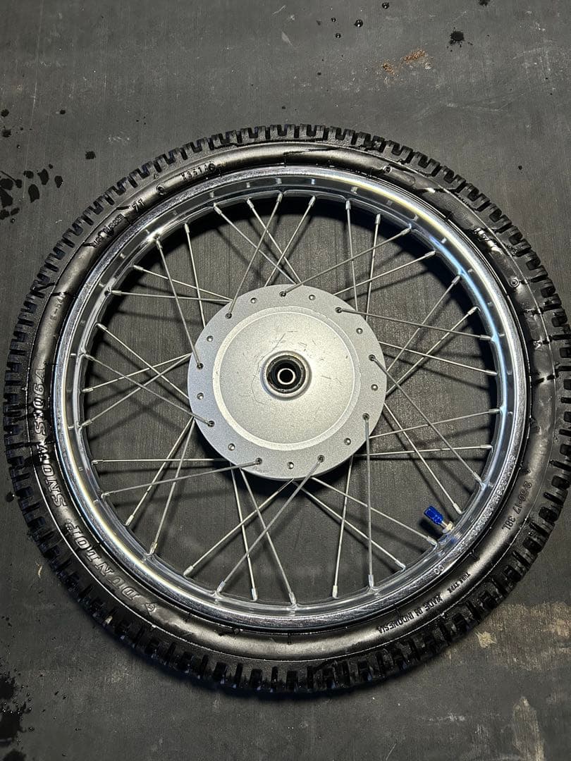 スーパーカブ110 JA07 前後ホイールセット　デカドラム　17インチ