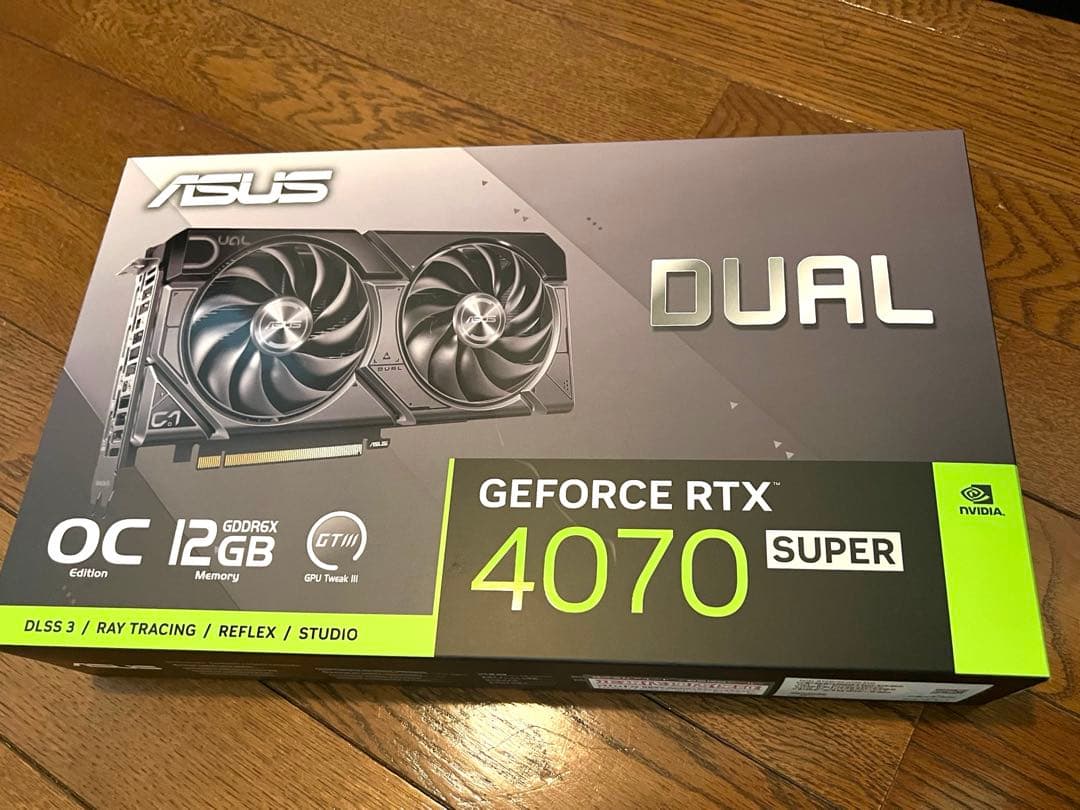 【本日18時迄値下】ASUSGeForceRTX4070 SUPEROC12GB