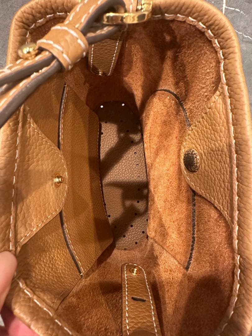 delvaux デルヴォー　パン ミニ バケット サーピケ　バッグ