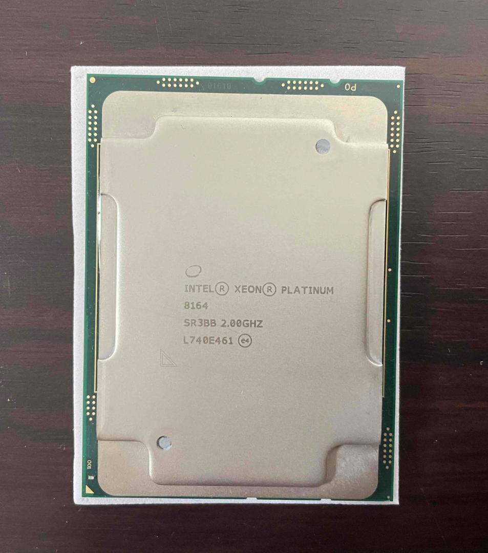 動作確認済 Intel Xeon Platinum 8164 26C52T