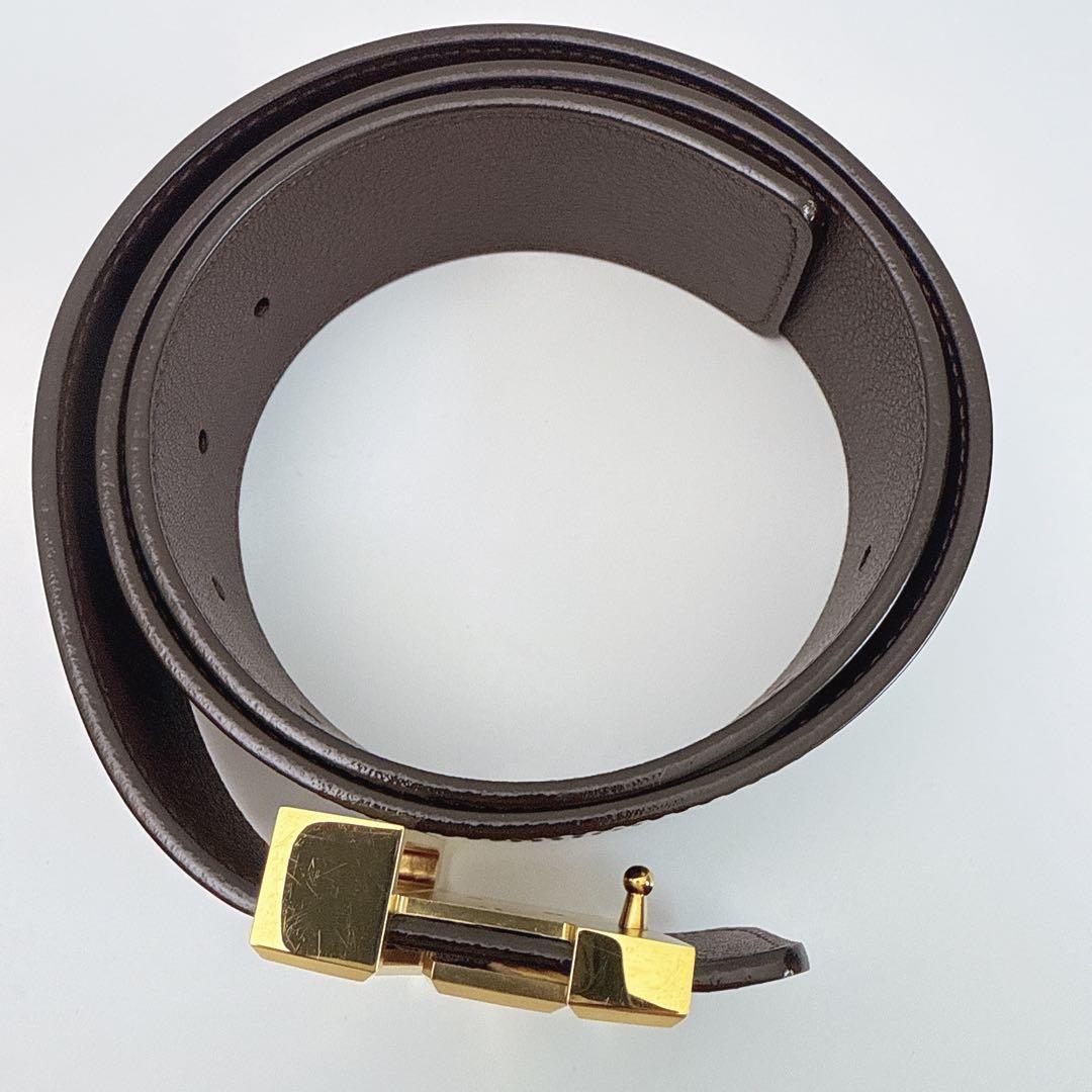 ルイヴィトン サンチュール LV ファセット ベルト 80/32 モノグラム