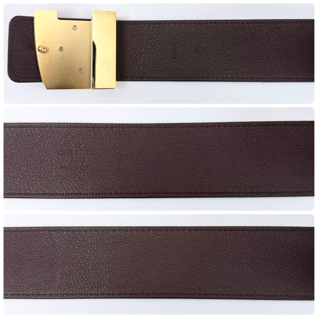 ルイヴィトン サンチュール LV ファセット ベルト 80/32 モノグラム
