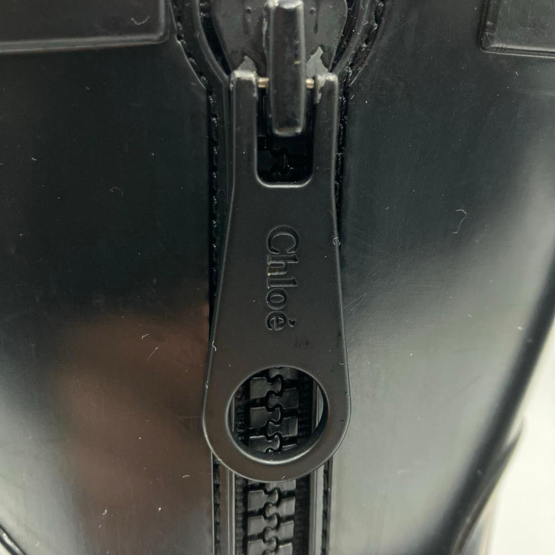 【美品】Chloé　8.6万 BETTY レインブーツ ラバー ブラック 40