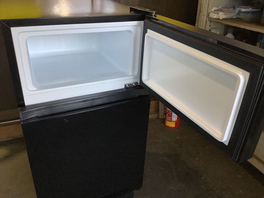 【高年式】2ドア冷蔵庫 ハイセンス HR-K91HB 87L 2023年製 黒