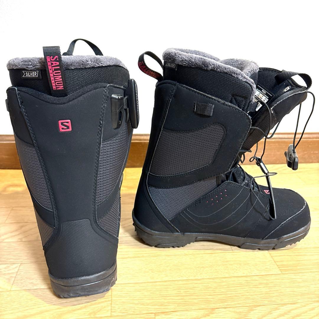 SALOMONスノーボードブーツ黒レディース