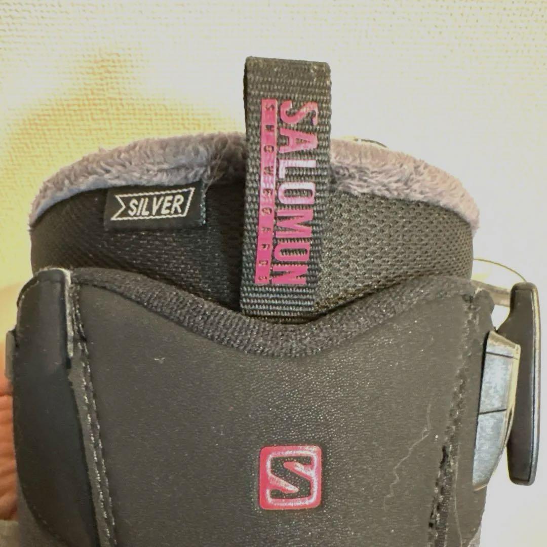 SALOMONスノーボードブーツ黒レディース