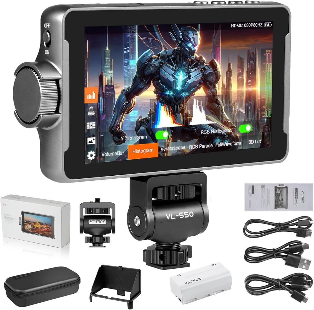 【美品】VILTROX DC-550 Pro + 別売りバッテリー + 充電器