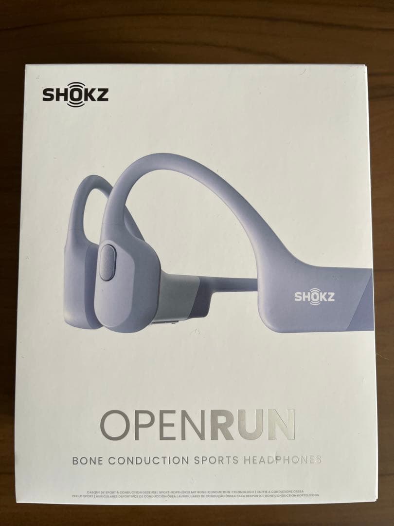 SHOKZ OpenRun 骨伝導イヤホン　パープル