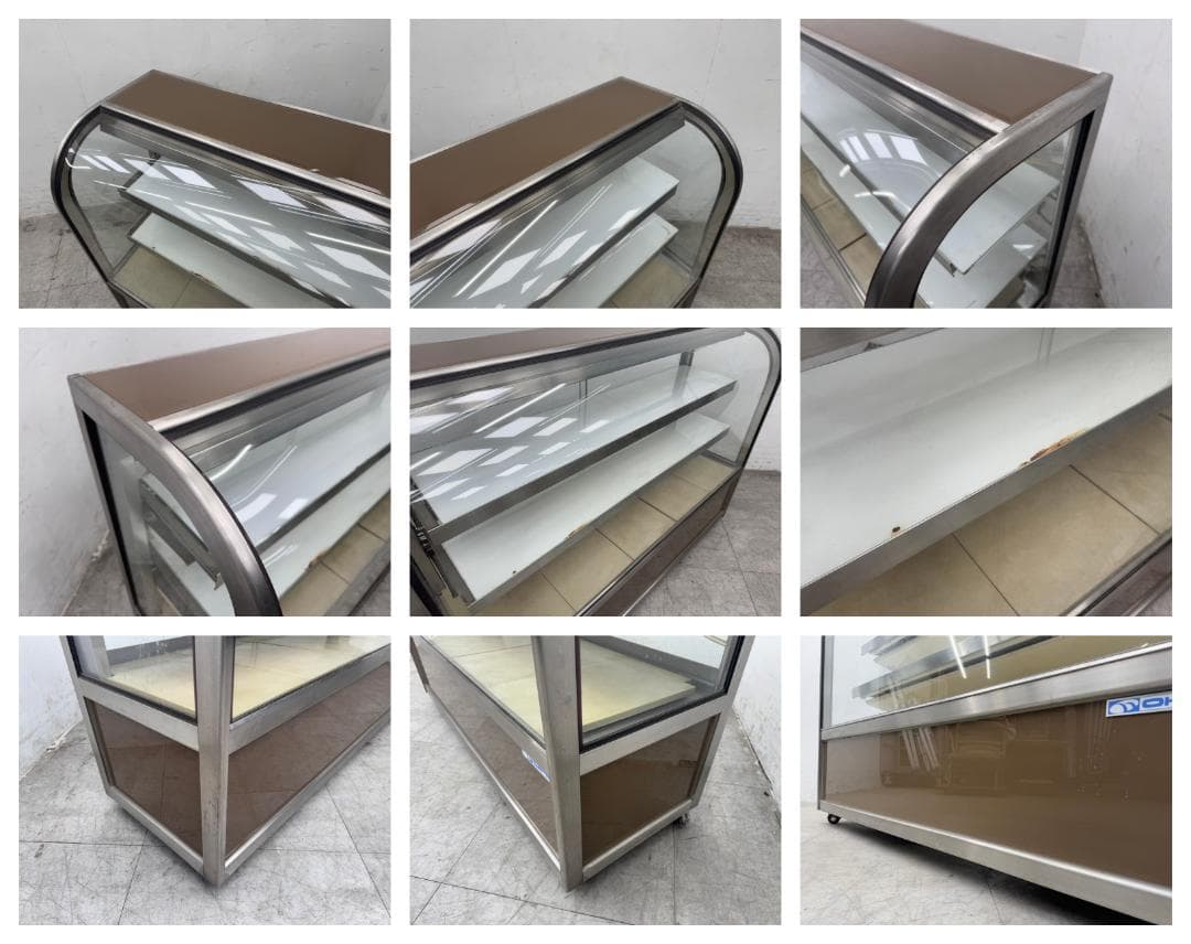 T6582☆美品☆大穂製作所☆ケーキケース☆OHGU-1500☆冷蔵ショーケース