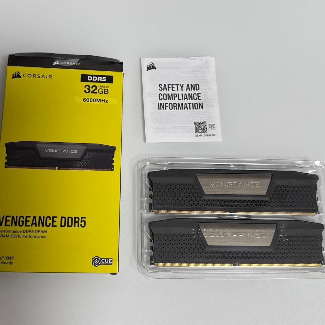 メモリー CORSAIR DDR5 6000MHz 32GB