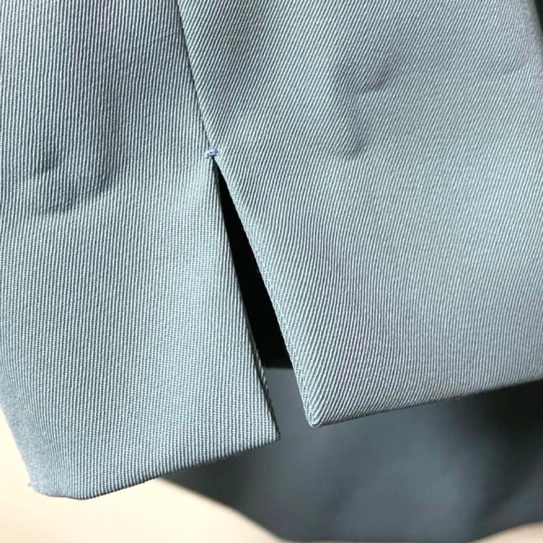 MaxMara 白タグ ブルー46 ダブルブレスト テーラード ロールアップ