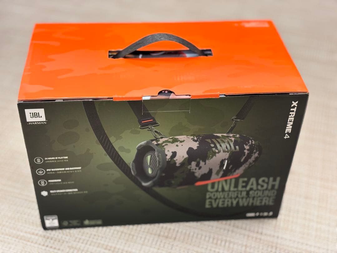 JBL XTREME 4 迷彩 ワイヤレススピーカー　新品　保証付
