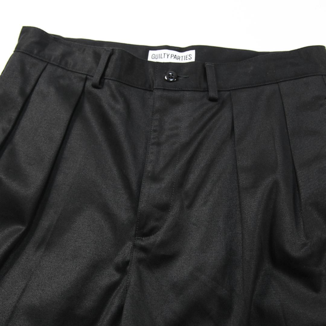 美品 WACKO MARIA 25SS ダブルプリーテッド チノ ショーツ M