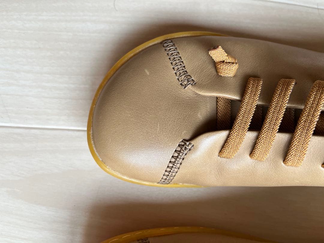 がちゃぴんさん専用 カンペール　PEU ベージュ レースアップシューズ