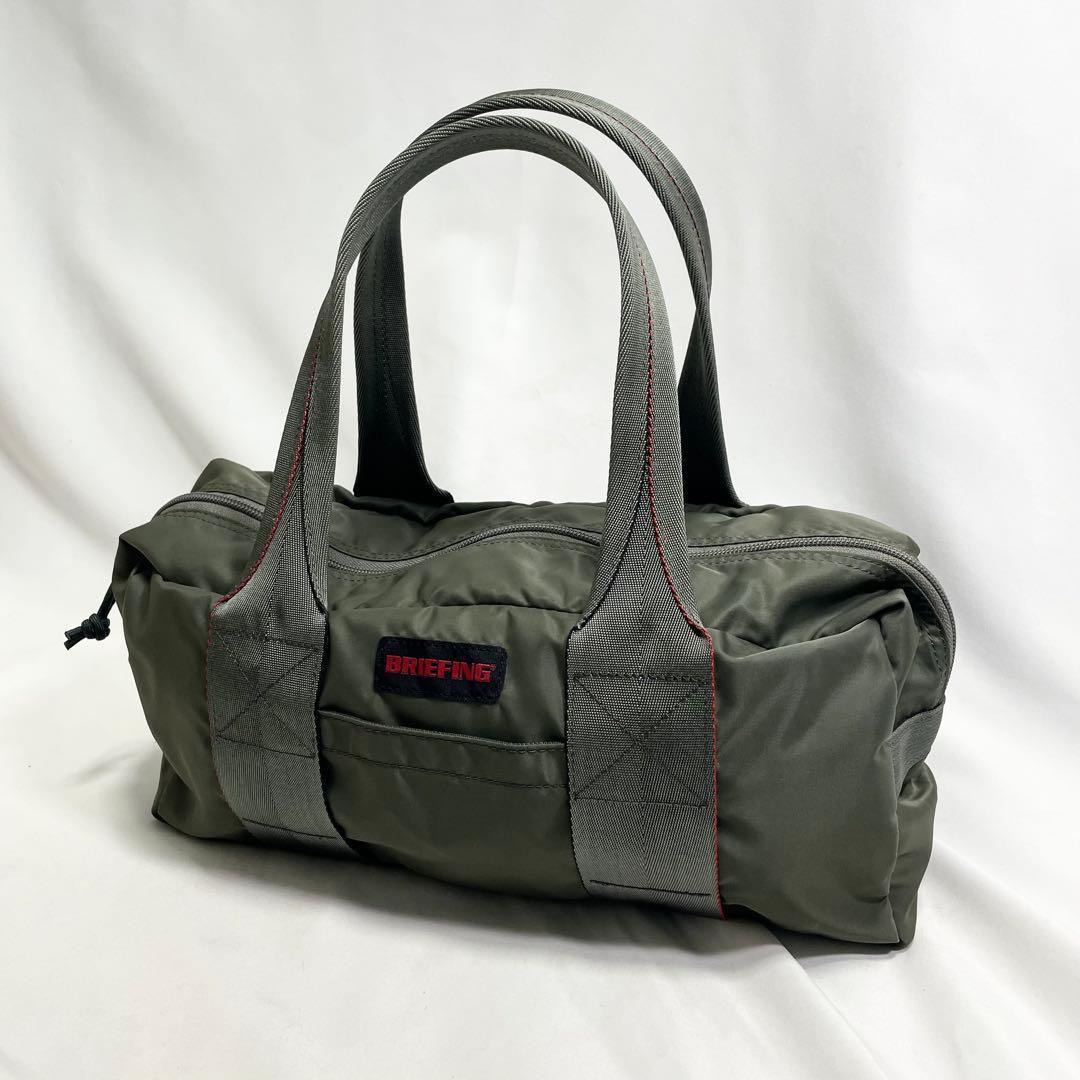 ブリーフィング ビームス コラボ ボストンバッグ ロゴ　大容量 多機能 緑