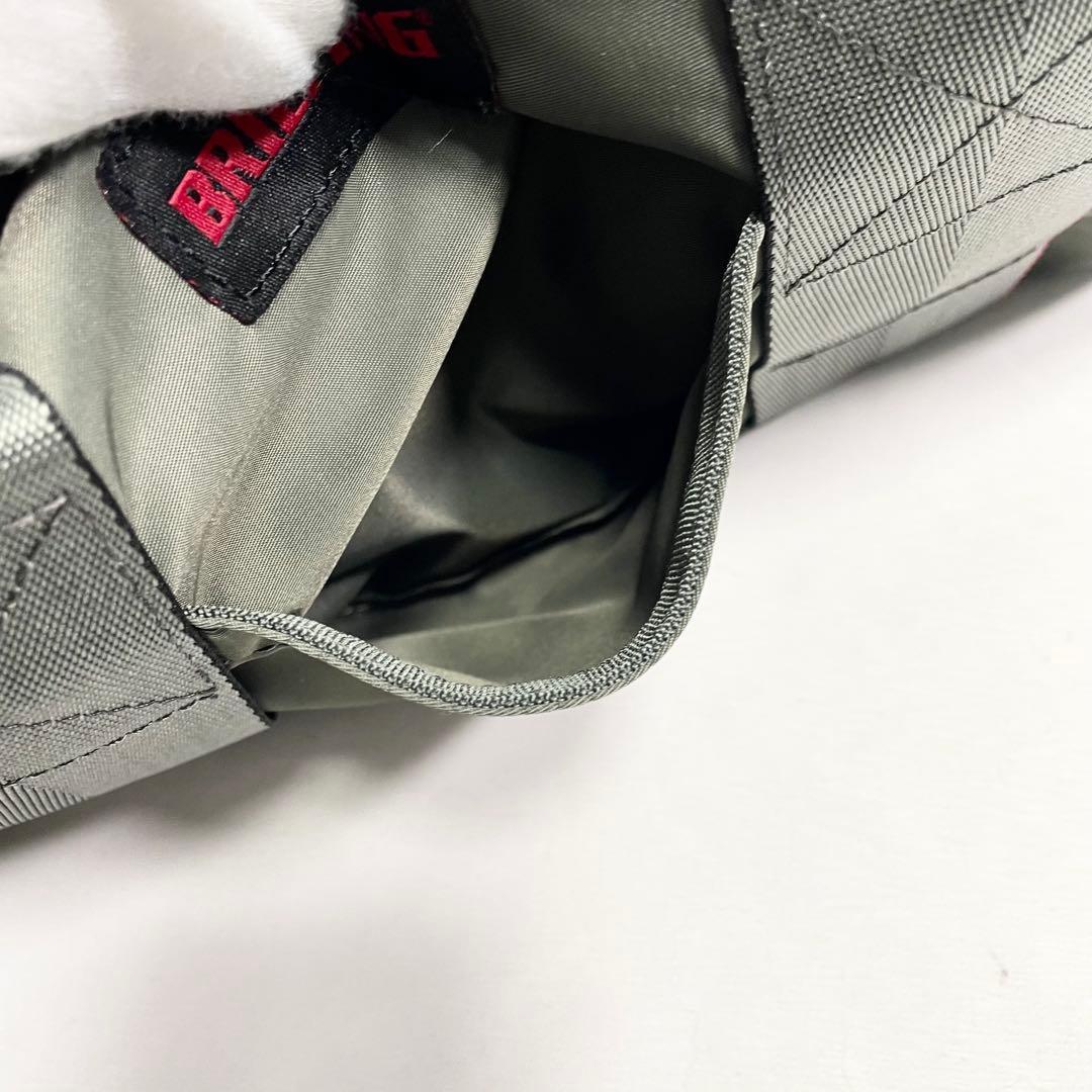 ブリーフィング ビームス コラボ ボストンバッグ ロゴ　大容量 多機能 緑