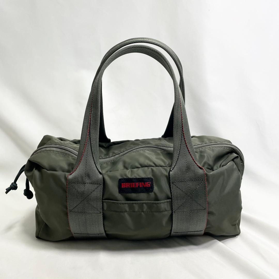 ブリーフィング ビームス コラボ ボストンバッグ ロゴ　大容量 多機能 緑