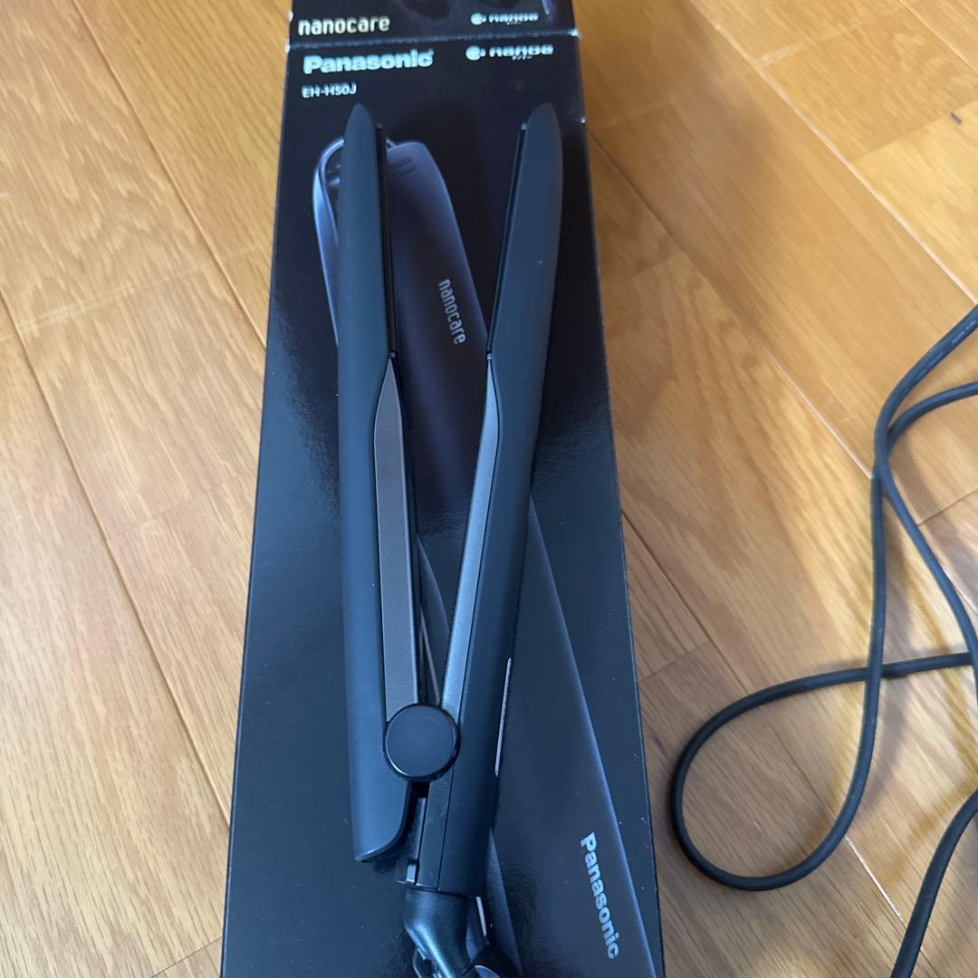 Panasonic ナノケア ストレートヘアアイロン EH-HS02 ブラック