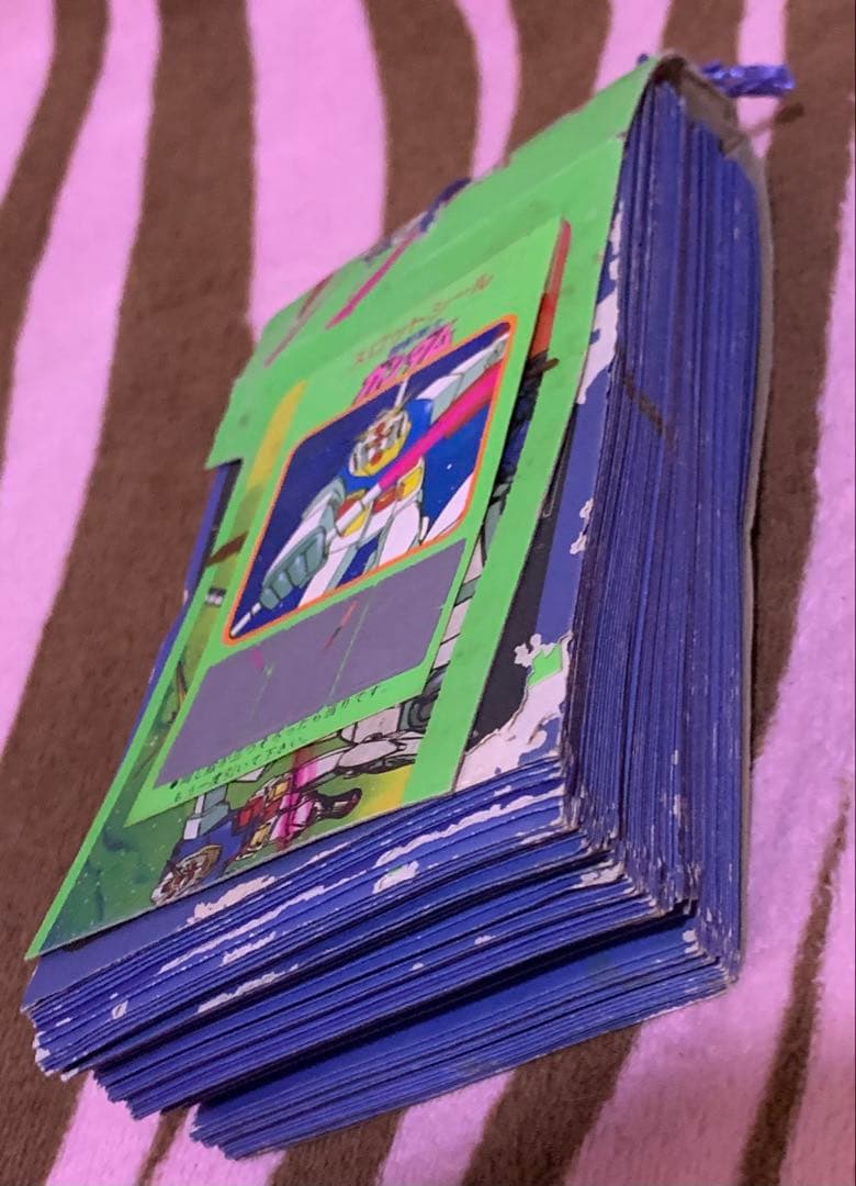 【未開封】機動戦士ガンダムスロットシール1束72枚付き レトロ 当時物 レア　a