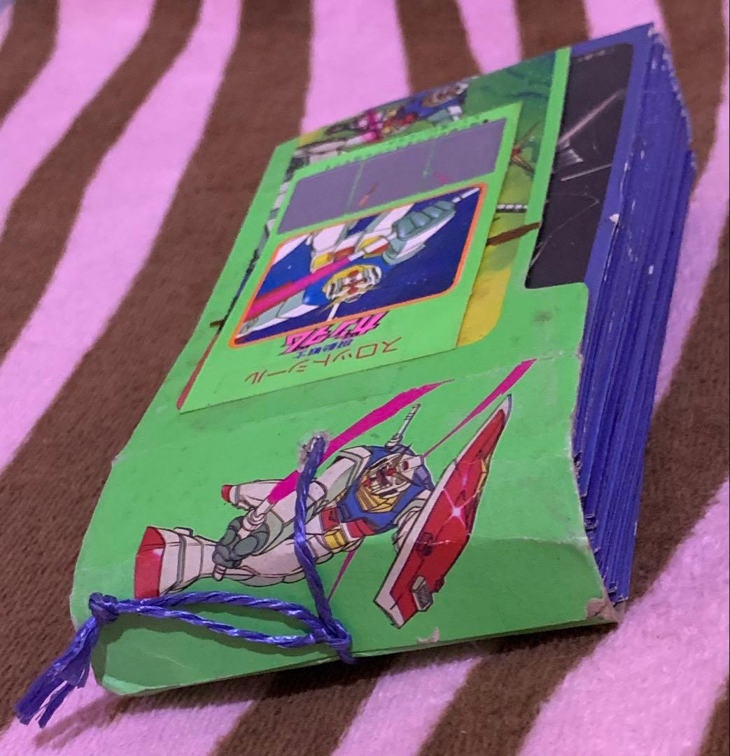 【未開封】機動戦士ガンダムスロットシール1束72枚付き レトロ 当時物 レア　a