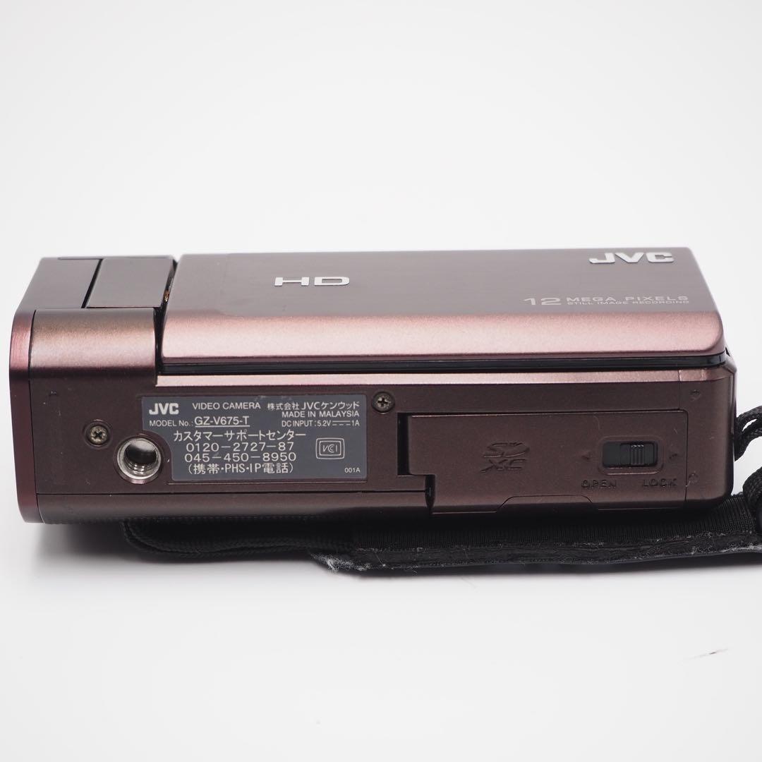 ビデオカメラ JVC GZ-V675 別売りケース、SDカード32GB付‼️