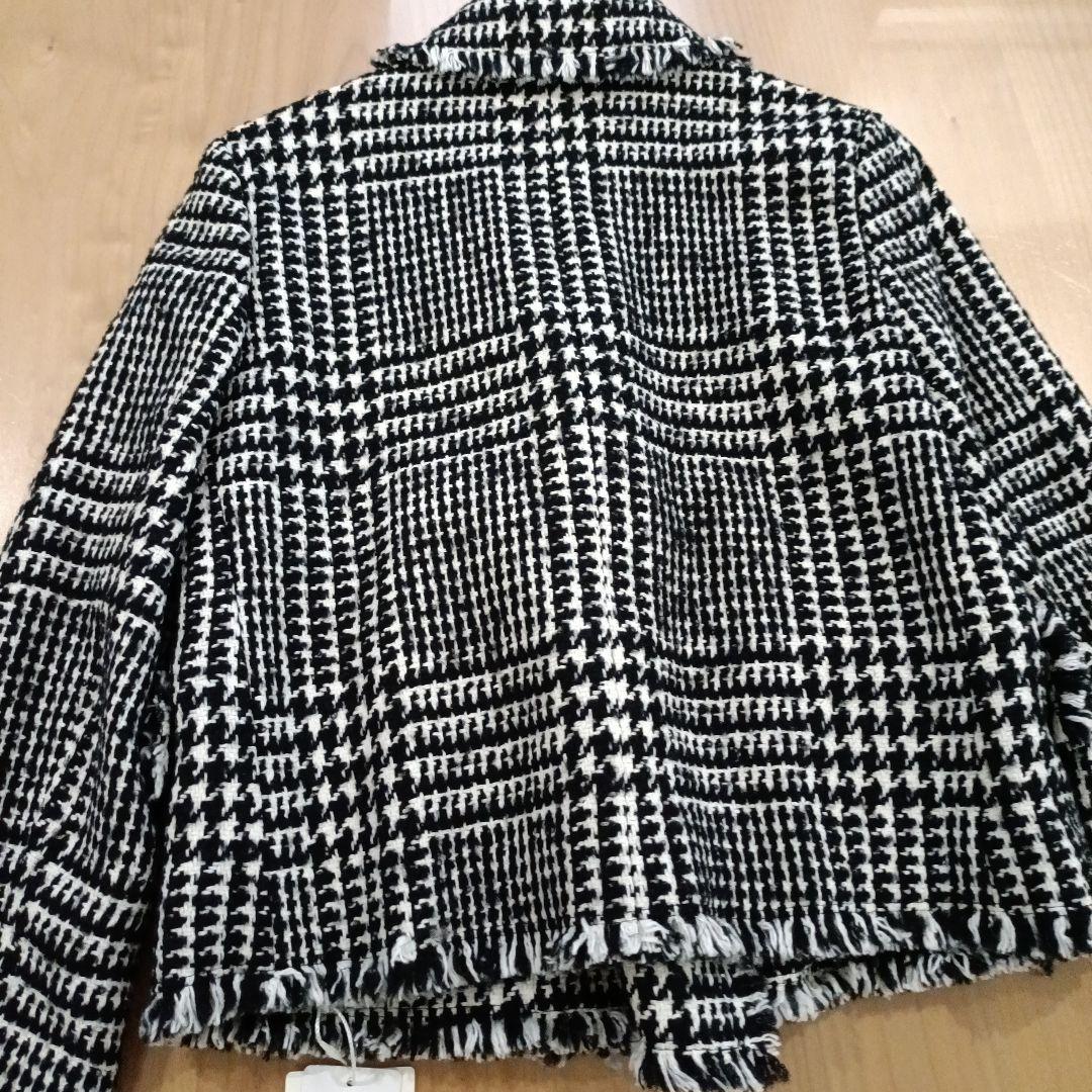 新品タグ付きノーリーズsophi 千鳥格子　ジャケット　金ボタン