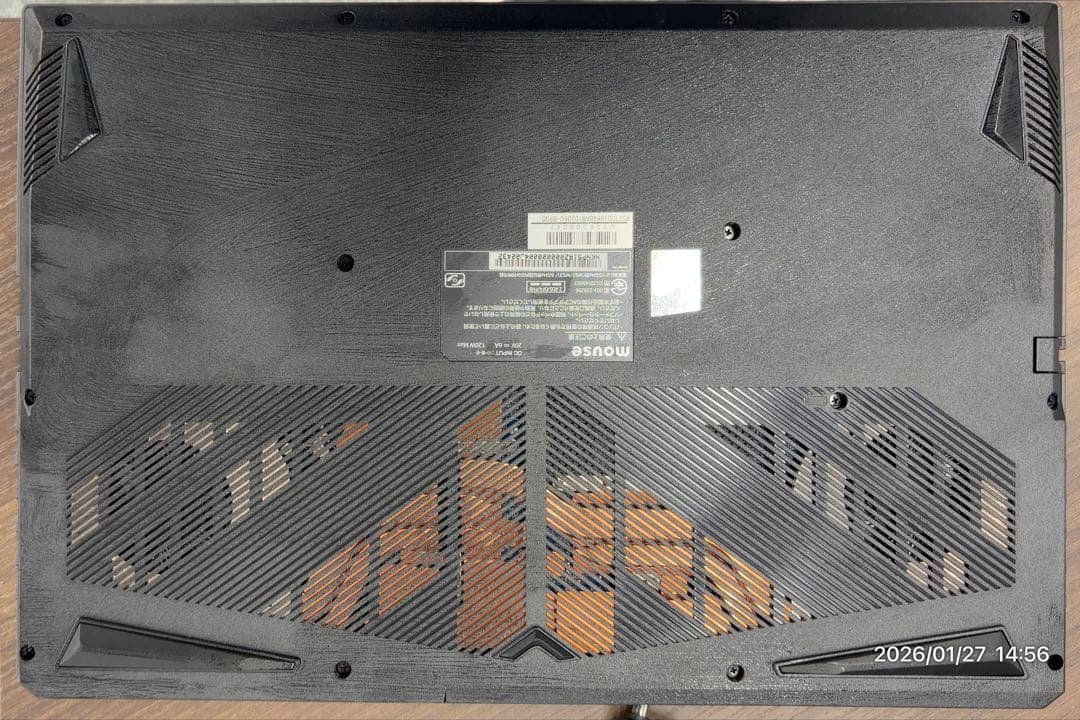 【美品・メーカー保証有】mouse 第12世代 15.6型ノートPC