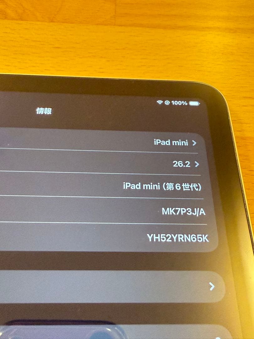 Apple iPad mini 6G MK7P3J/A スターライト（88%）