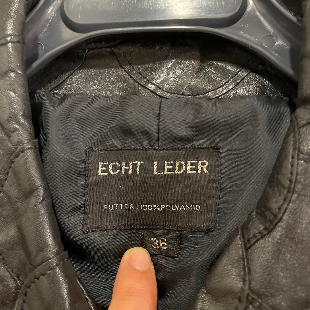 70s ヴィンテージ ユーロ クラフト系 ライダースジャケット レザージャケット