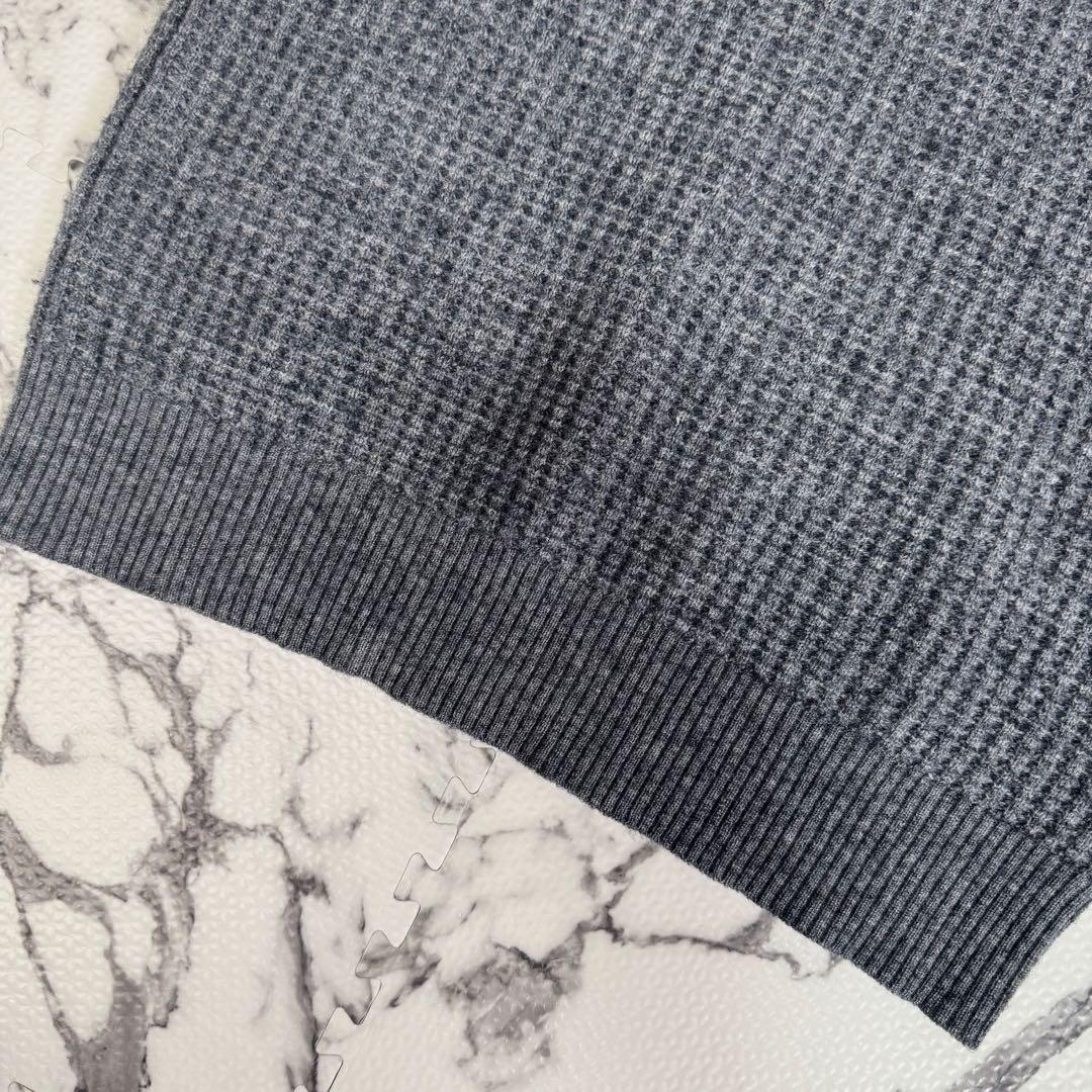 1piu1uguale3 セーター　ワッフルニット　カシミヤ混　大きいサイズ