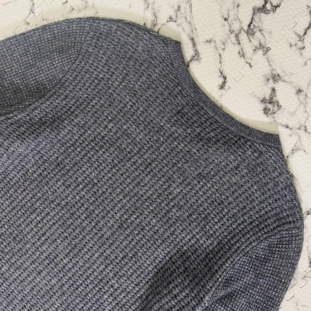 1piu1uguale3 セーター　ワッフルニット　カシミヤ混　大きいサイズ