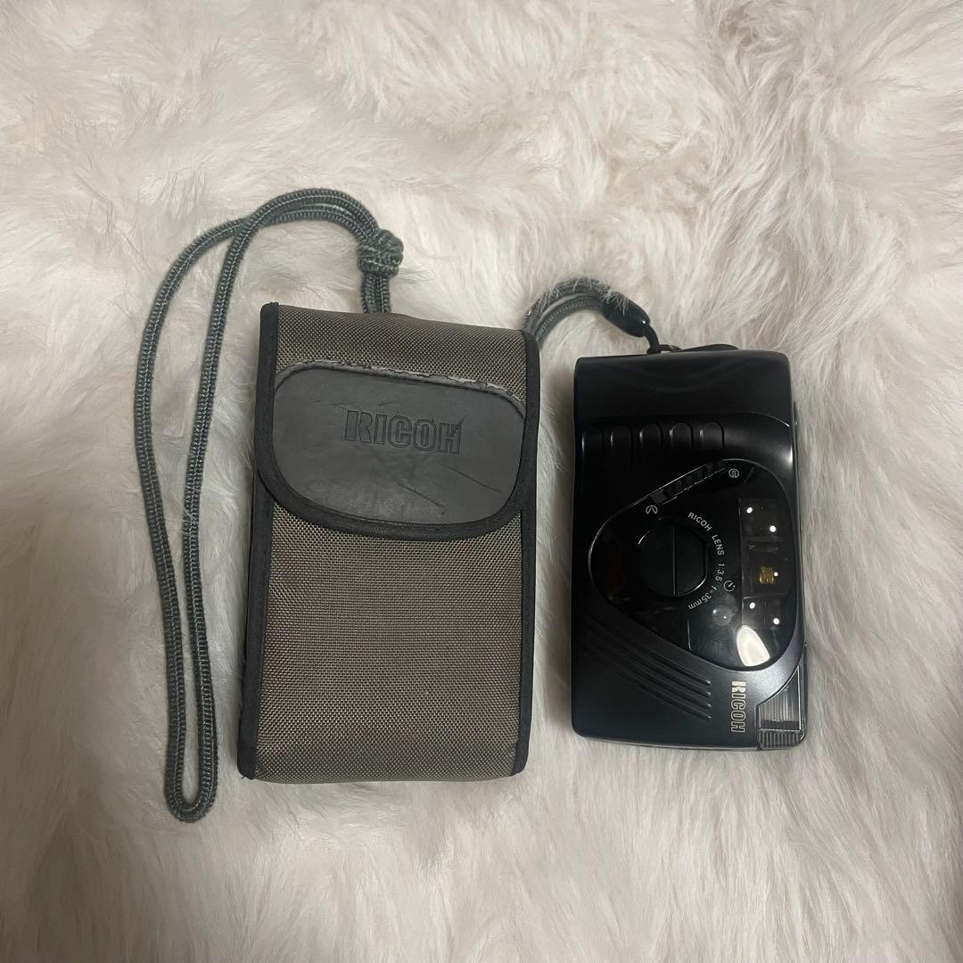 RICOH コンパクトカメラ ケース付き ヴィンテージ インテリア